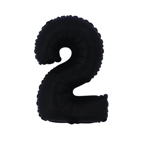 BALÃO Nº 16 PRETO FOSCO NUMERO 2