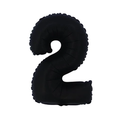 BALÃO Nº 16 PRETO FOSCO NUMERO 2