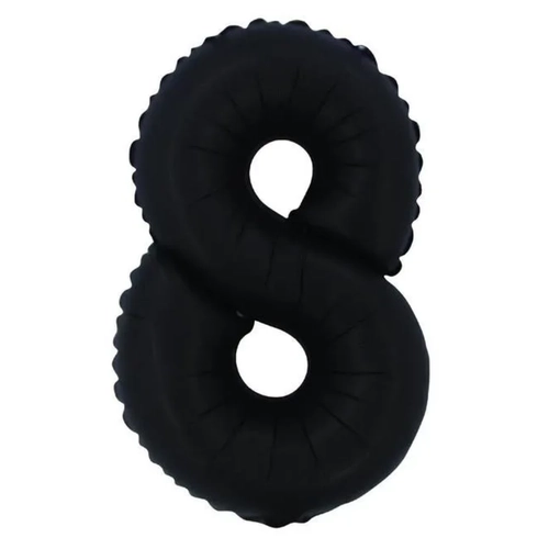 BALÃO Nº 16 PRETO FOSCO NUMERO 8