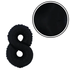 BALÃO Nº 16 PRETO FOSCO NUMERO 8