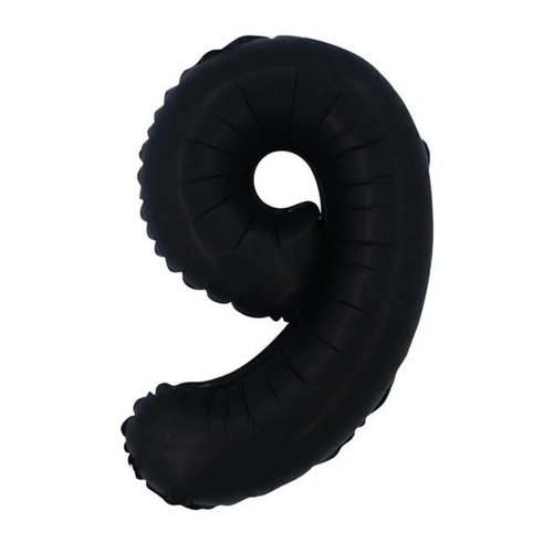 BALÃO Nº 16 PRETO FOSCO NUMERO 9