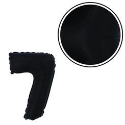 BALÃO Nº 16 PRETO FOSCO NUMERO 7