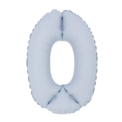 BALÃO Nº16 BRANCO FOSCO NUMERO 0