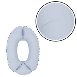 BALÃO Nº16 BRANCO FOSCO NUMERO 0