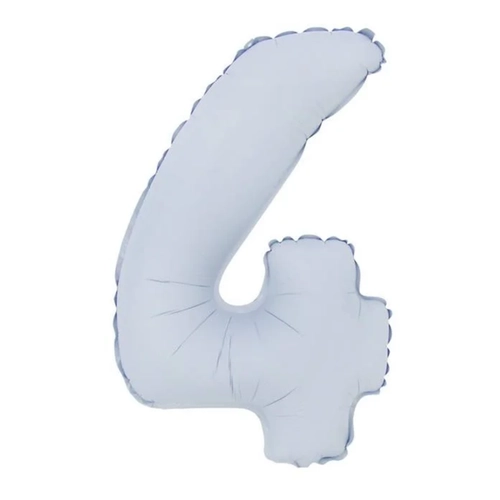 BALÃO Nº16 BRANCO FOSCO NUMERO 4