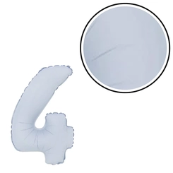 BALÃO Nº16 BRANCO FOSCO NUMERO 4