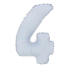 BALÃO Nº16 BRANCO FOSCO NUMERO 4