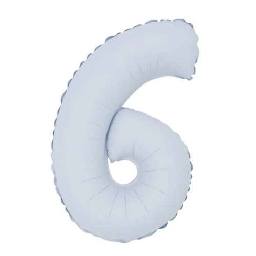 BALÃO Nº16 BRANCO FOSCO NUMERO 6