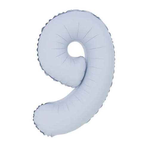 BALÃO Nº16 BRANCO FOSCO NUMERO 9