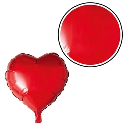 BALÃO Nº 18 FORMATO CORAÇÃO VERMELHO