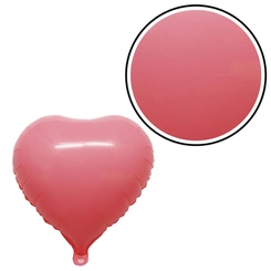 BALÃO Nº18 CORAÇÃO ROSA BEBE