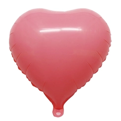 BALÃO Nº18 CORAÇÃO ROSA BEBE