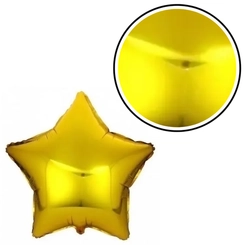 BALÃO Nº18 FORMATO ESTRELA DOURADA