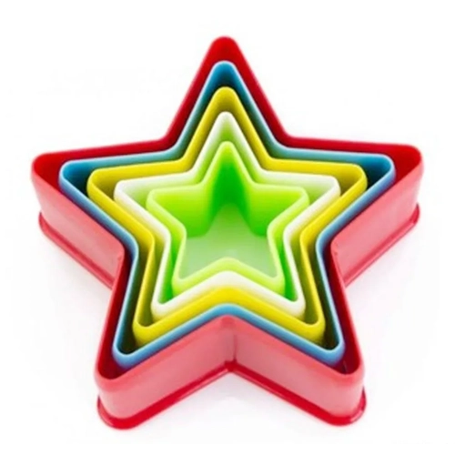 CORTADORES DE PLASTICO ESTRELA - 5UN