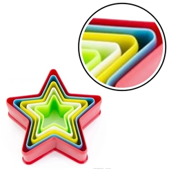 CORTADORES DE PLASTICO ESTRELA - 5UN