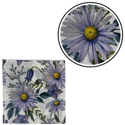 GUARDANAPO FOLHA DUPLA 32X32  FLOR LILAS