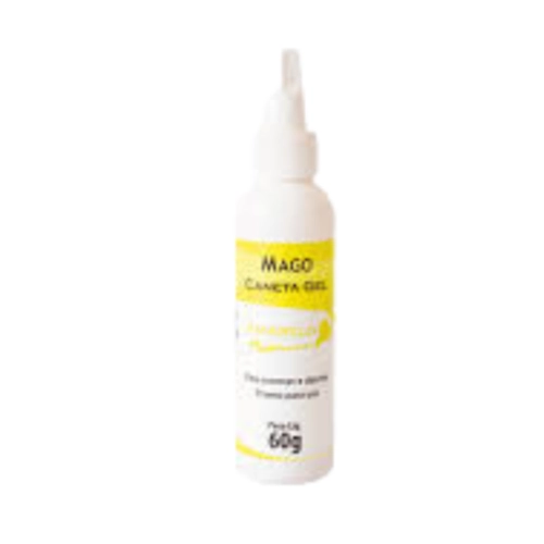 CANETA GEL AMARELO 60G.