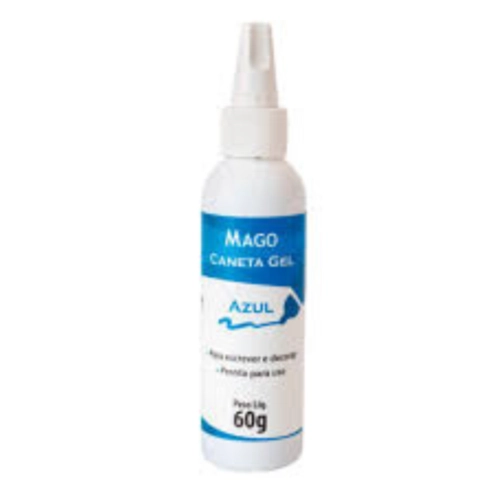 CANETA GEL AZUL 60G.