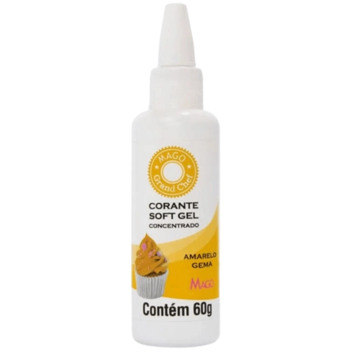 CORANTE SOFTGEL AMARELO GEMA 60G.