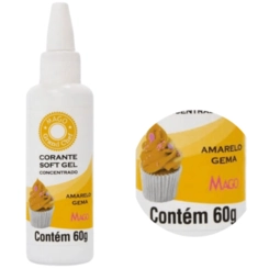 CORANTE SOFTGEL AMARELO GEMA 60G.