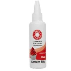 CORANTE SOFTGEL VERMELHO 60G.