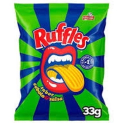BATATA RUFFLES CEBOLA E SALSA 33G.