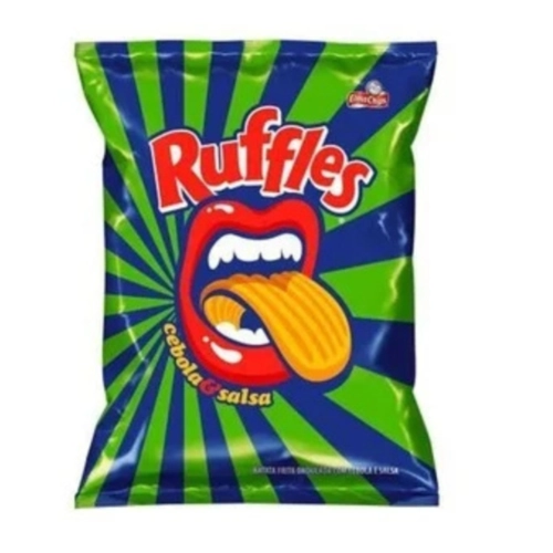BATATA RUFFLES CEBOLA E SALSA 167G.