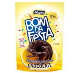 COBERTURA PARA BOLO CHOCOLATE 255G.