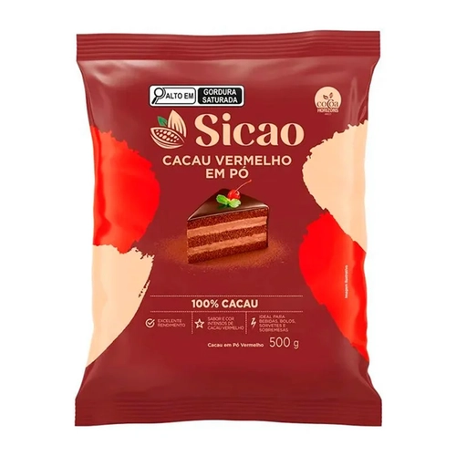 CACAU VERMELHO PÓ SICAO 500G