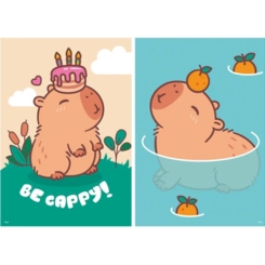 CARTAZ DECORATIVO CAPIVARA