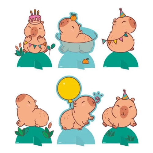 DECORAÇÃO DE MESA CAPIVARA