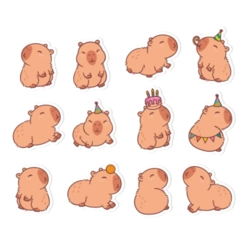 MINI PERSONAGEM DECORATIVO CAPIVARA
