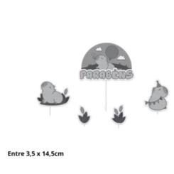TOPO DE BOLO CAPIVARA