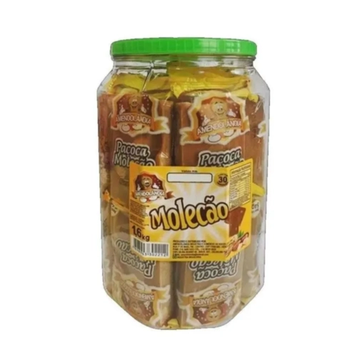 PAÇOCA MOLECÃO 1,5KG AMENDOLANDIA - 30UN