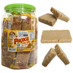 PAÇOCA LISA GIBI AMENDOLANDIA 1,5KG POTE - 30UN