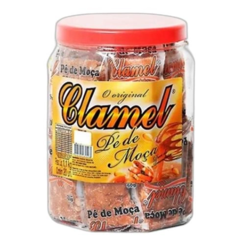 PÉ DE MOÇA EMBRULHADA CLAMEL POTE C/20