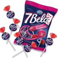 PIRULITO 7BELO FRAMBOESA 500G.