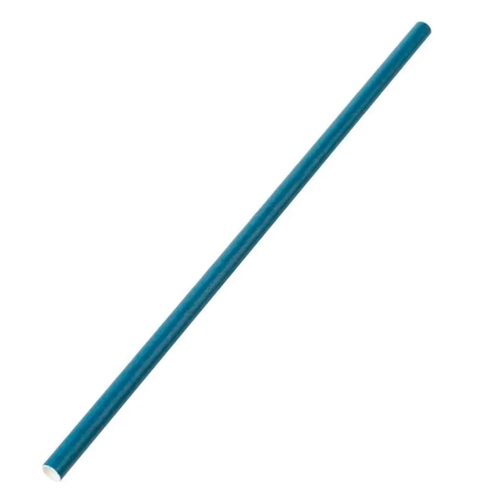CANUDO DE PAPEL LISO AZUL - 12UN