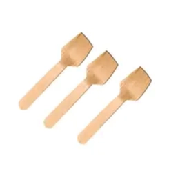 TALHER MINI COLHER MADEIRA 9,5CM - 10UN