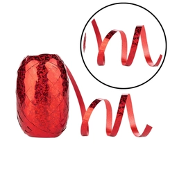 FITILHO HOLOGRAFICO VERMELHO 5MM X 20M