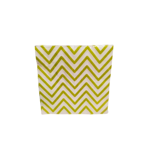 GUARDANAPO CHEVON DOURADO 32X32
