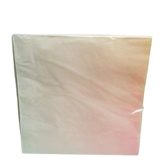 GUARDANAPO FOLHA DUPLA 33X33 DEGRADE AZUL E ROSA - 20UN