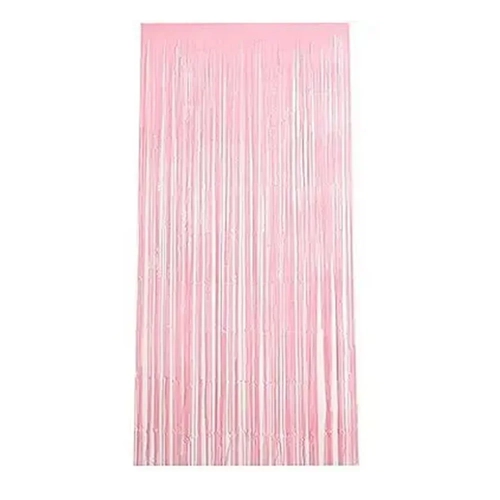 CORTINA METALIZADA CANDY COLOR ROSA