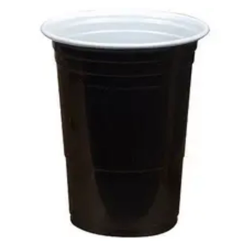 COPO PLAST PRETO 360ML
