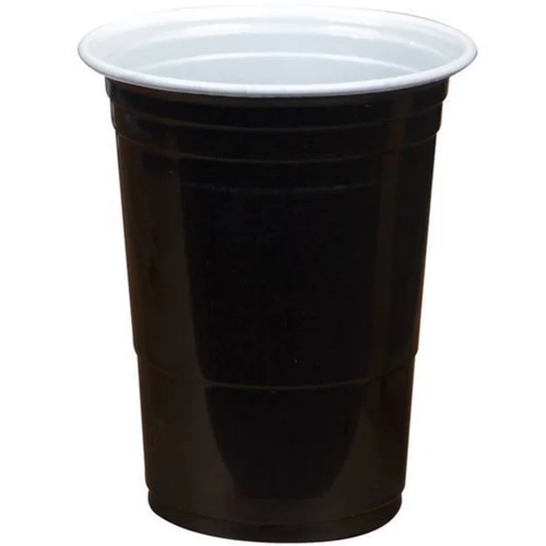 COPO PLASTICO PRETO 480ML