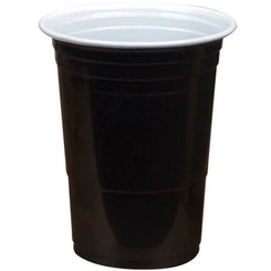 COPO PLASTICO PRETO 480ML