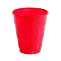 COPO PLASTICO VERMELHO 360ML