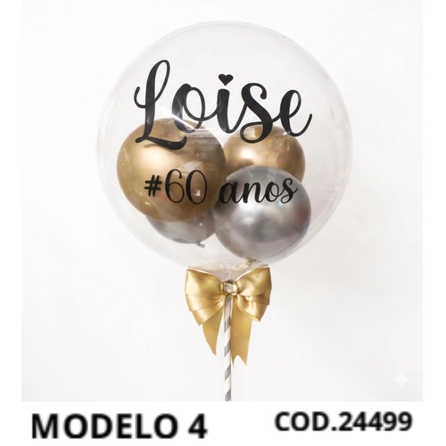 ARRANJO BUBBLE PREMIUM COM BRILHO