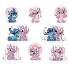 DECORAÇÃO MESA ANGEL STITCH NEW
