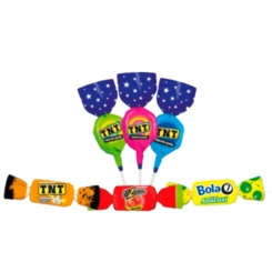 BALA E PIRULIO MIX TNT HALLOWEEN - 500 G